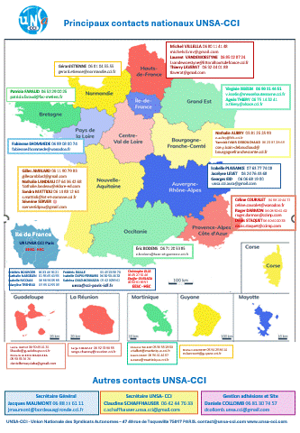 contacts nationaux
